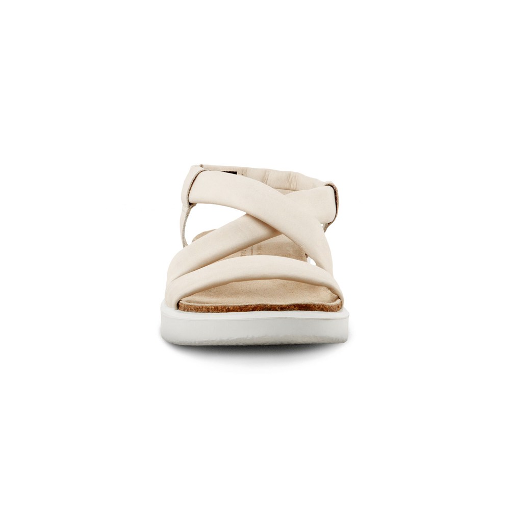 Sandalias Mujer - ECCO Corksphere Flat - Beige - MFO314027